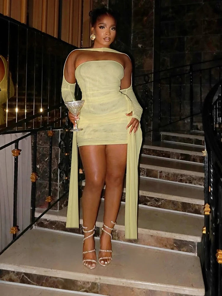 Vestido curto - Perséfone Radiance